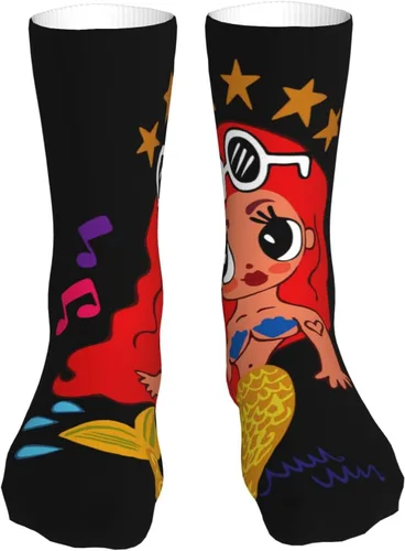 NALCKA Karol Singer G Socks Super Soft Crew Sock Personalidad Resistente al Olor Antiolor Unisex Calcetines Deportivos Calcetines Bajo 16 pulgadas,