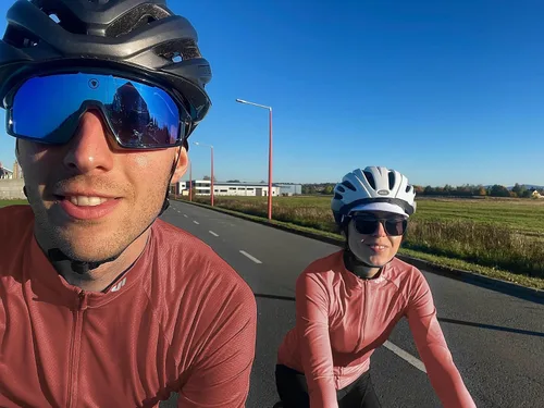 Miniatura 7 de Camiseta de ciclismo para mujer, manga larga, camisetas de ciclismo para mujer, camisetas de ciclismo transpirables con 4 bolsillos