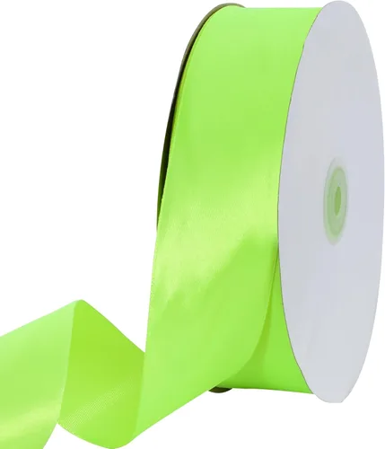 Miniatura 70 de TONIFUL 1-1/2 Pulgadas (40mm) x 100 Yardas de Cinta de Satén Verde Oscuro Ancha de Tela Sólida para Envolver Regalos, Cinta para Silla, Cinta