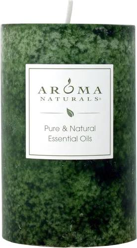 Miniatura 13 de Aroma Naturals Vela de Pilar Perfumada con Aceite Esencial de Naranja, Clavo y Canela, Peace Pearl, 2.5 pulgadas x 4 pulgadas