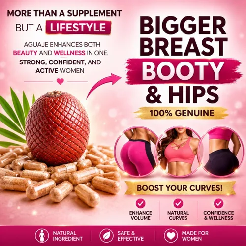 Miniatura 3 de Curvas naturales y equilibrio hormonal – Pastillas de Aguaje para mujeres por CurvyFruit – Soporte para glúteos, caderas y busto – 100 cápsulas