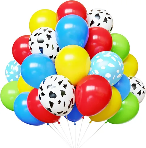 Miniatura 35 de Globos rojos y blancos, 67 globos de confeti rojo de 12 pulgadas y globos blancos para el día de la madre, día de San Valentín, cumpleaños, boda
