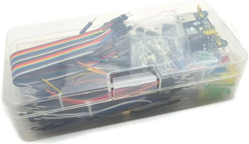 Miniatura 3 de HJ Garden Kit surtido de componentes electrónicos para Arduino, Raspberry Pi, STM32, etc. 830 Breadboard + puente + módulo de potencia + resistor +