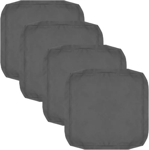 Miniatura 52 de FLYMEI Patio Cushion Covers 16x16x2.5 Waterproof Outdoor Cushion Cover Replacement 1Packs Outdoor Seat Cushion Slipcover for Rattan Chair Sofa, Beige