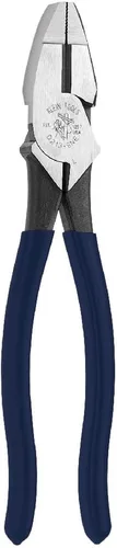 Klein Tools Alicates D213-8NE, cortadores laterales de 8 pulgadas, alicates de alto apalancamiento de Lineman cortan cobre, aluminio y otros metales