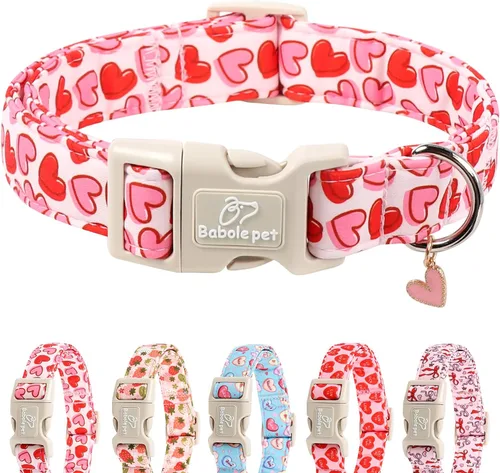 Miniatura 15 de Collar de otoño para perro, lindo collar de cachorro con hojas de otoño, ligero, cómodo, ajustable, para mascotas pequeñas, medianas y grandes