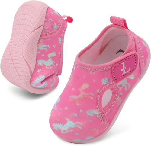 Zapatos de agua para niños y niñas, zapatos de playa para niños y niñas, secado rápido, antideslizantes, transpirables, calcetines acuáticos para