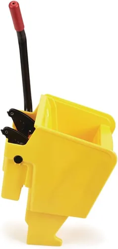 Miniatura 3 de Rubbermaid Escurridor comercial de reemplazo de prensa lateral para cubos de trapeado WaveBrake 2.0, amarillo