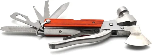 Miniatura 7 de Herramienta multiherramienta para acampar, equipo de supervivencia 16 en 1, de acero inoxidable, compatible con senderismo, pesca, kit de emergencia