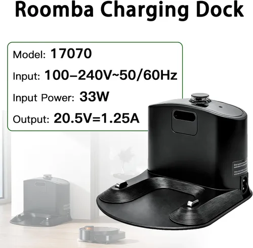Miniatura 2 de Para cargador Roomba, base de cargador Roomba, base de carga, repuesto para estación de acoplamiento Roomba e5 e6 i1 i3 i4 i6 i7 i8 500 600 700 800