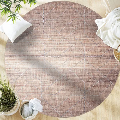Miniatura 105 de GLN Rugs Bohemian Collection - Alfombra de felpilla lavable a máquina, bohemio vintage, antideslizante, alfombra de felpilla de pelo bajo, alfombra