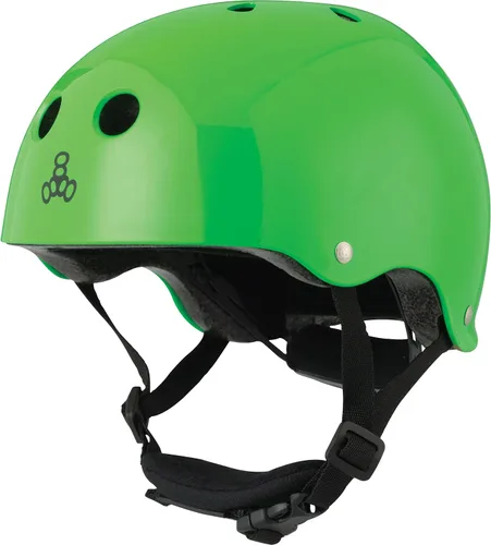 Miniatura 13 de Triple Eight Lil 8 Dual Certified Sweatsaver - Casco de patineta y bicicleta para niños Blanco (White Glossy)