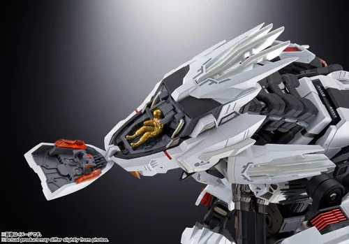 Miniatura 10 de BANDAI Spirits Chogokin ZOIDS New Century/Zero RZ-041 Liger Zero, aprox. 8.7 pulgadas (8.661 in), ABS y PVC y pintado a presión