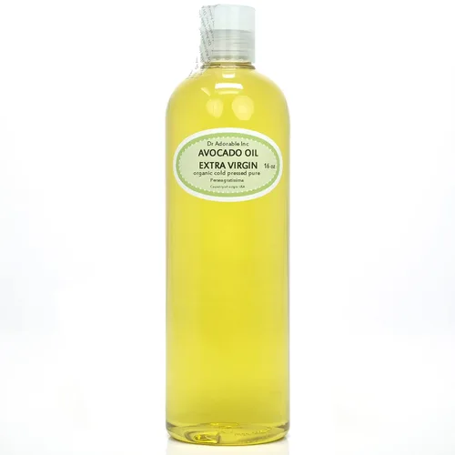 Dr Adorable - 16 oz - Aceite de aguacate sin refinar - 100% puro natural orgánico prensado en frío extra virgen crudo