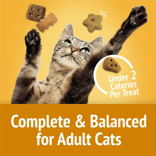 Miniatura 7 de Purina Friskies - Golosinas para gatos, mezcla para fiestas, Cheezy Craze Crunch, bolsa de 20 onzas