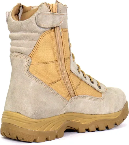Miniatura 6 de Hot Leathers BTM1013 - Botas de cuero marrón con cordones y cremalleras para hombre, 7