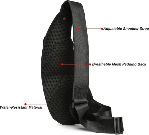 Miniatura 21 de Nicgid Sling Bag - Mochila bandolera para hombre), LYSB01NH075BJ-SPRTSEQIP