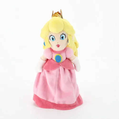 Miniatura 2 de Little Buddy Super Mario All Star Collection 1418, Peluche de Peach, 10 pulgadas, multicolor