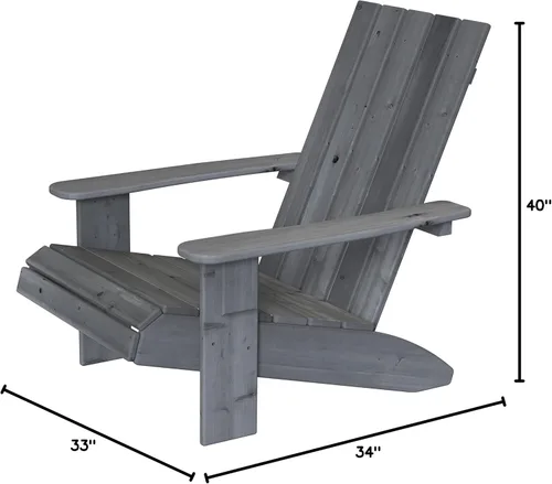 Miniatura 2 de Silla Adirondack de cedro Jack & June