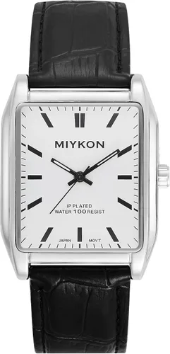 Miniatura 23 de Miykon Vintage Watches for Men – Classic Tank Square Analog Watch with Genuine Leather Wrist Strap, Mens Dress Watches – Japanese Quartz, Waterproof