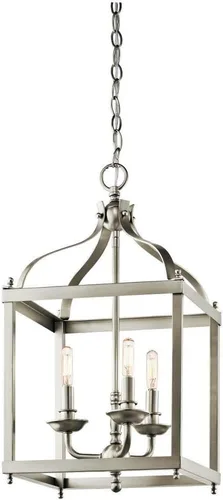Miniatura 8 de KICHLER Larkin - Colgante de 2 luces de 14.75" en níquel cepillado