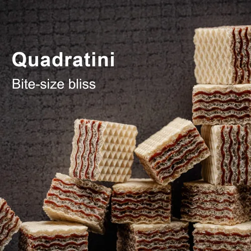 Miniatura 3 de Loacker Quadratini - Galletas de oblea de tamaño bocado de espresso, paquete grande de 1, obleas crujientes con 4 capas cremosas del mejor relleno