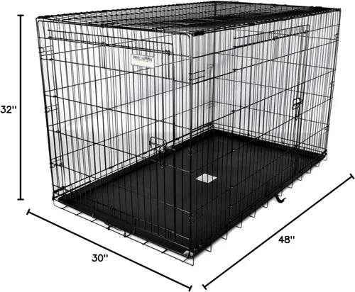 Miniatura 10 de Jaula grande con doble abertura Precision Pet, negra, Negro