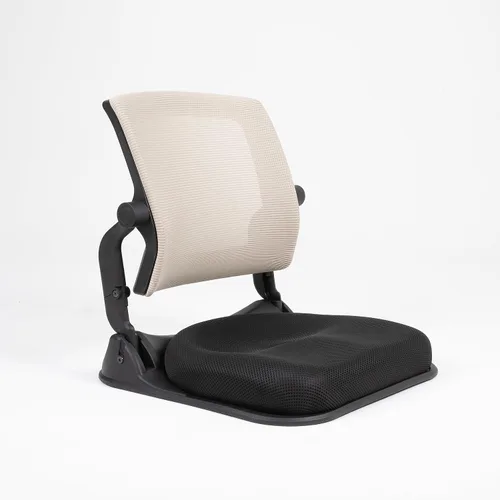 Miniatura 10 de Silla de suelo patentada con soporte de espalda, silla ortopédica plegable para adultos y niños, asiento japonés sin patas para meditación, TV