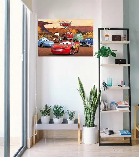 Miniatura 4 de Cars Pyramid International - Póster (24.0 x 36.0 in), diseño de madera, multicolor