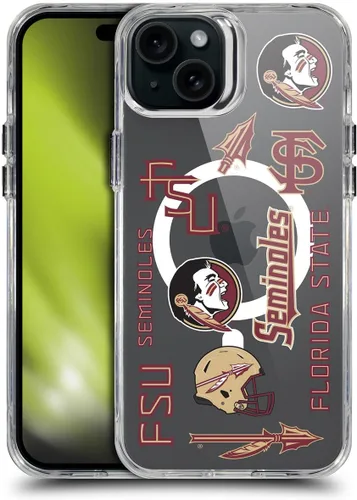Miniatura 193 de Head Case Designs Funda de gel suave FSU Seminoles de la Universidad Estatal de Florida con licencia oficial compatible con Apple iPhone 13 Pro Max