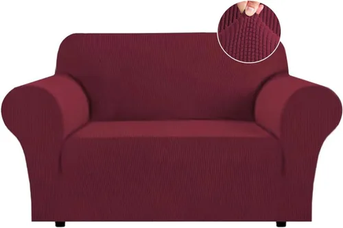 Miniatura 13 de Funda para futón Flamingo P de gran elasticidad sin brazos - Funda para sofá futón de tamaño completo y queen, de jacquard suave y grueso
