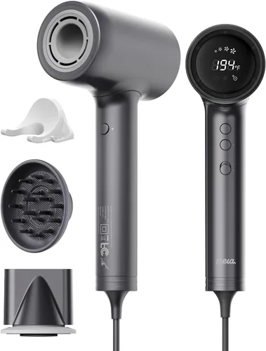 Secador de pelo iónico profesional para mujeres con difusor magnético, mera ProMax, secador de iones de secado rápido para amantes del peso, modo de
