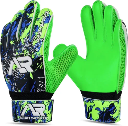 Miniatura 12 de Guantes de portero de fútbol, guantes de portero de fútbol para niños, jóvenes y adultos con fuerte agarre, protección para los dedos de 4mm