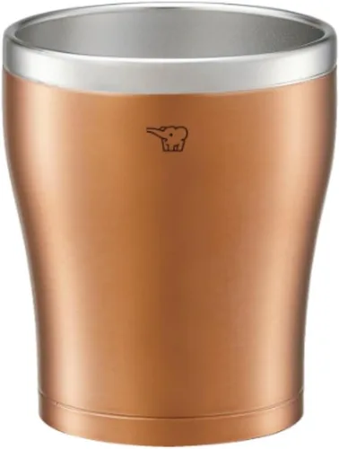 Zojirushi SX-DN30-NC - Vaso de acero inoxidable, doble capa al vacío, retención de calor, aislamiento al frío, 10.1 fl oz (10.1 fl oz), cobre cobre