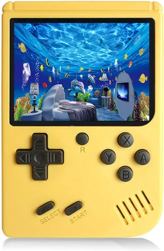 Miniatura 8 de Consola de juegos de mano para niños y adultos retro, 168 juegos clásicos de 8 bits, juegos de video de pantalla de 3 pulgadas con cable AV en TV.