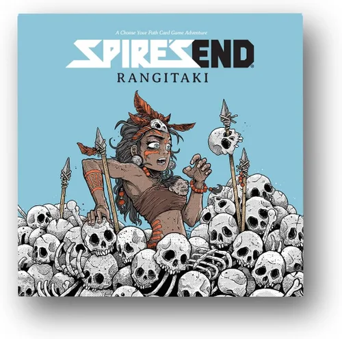 SPIRE'S END: Juego de Cartas Rangitaki, Añade a Tus Juegos de Mesa de Aventura y Estrategia de Elige-Tu-Camino, Juego Individual Inmersivo para