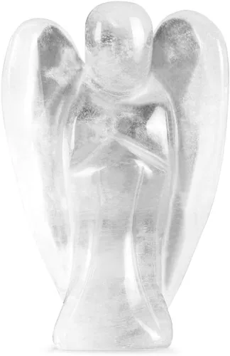Miniatura 13 de Artistone Estatuas y figuras de ángel de cristal de amatista, bolsillo de gemas talladas, piedra curativa de ángel de la guarda, regalos