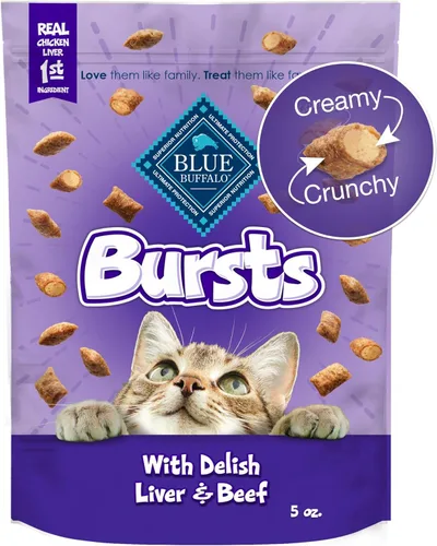 Miniatura 11 de Blue Buffalo - Premios crujientes Bursts para gatos, de pollo, bolsa de 141 g