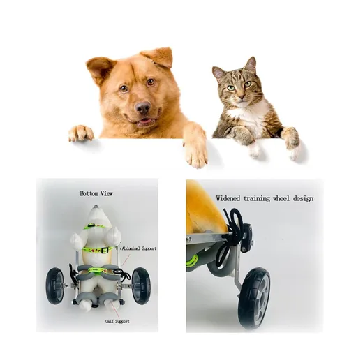 Miniatura 6 de Dogs Carts with Wheels, Light Weight,Adjustable Dog Wheelchair Mobility Aid ，Leg Brace & Hip Support ，for Back Legs Mobility Support(XS)