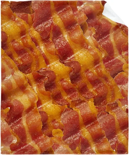 Manta de Tiro de Tocino de Franela de Forro Polar Colcha de Aire Acondicionado Mejor Regalo Manta de Felpa Ligera y Acogedora para Sofá Silla