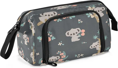 Miniatura 10 de SUABO Estuche para lápices de gran capacidad, bolsa de agua de fuego de fútbol americano, estuche para lápices, bolsa de papelería, bolsa