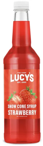 Miniatura 17 de Lucy's Family Owned – Jarabe para cono de nieve de raspado – 1 galón (128 onzas)