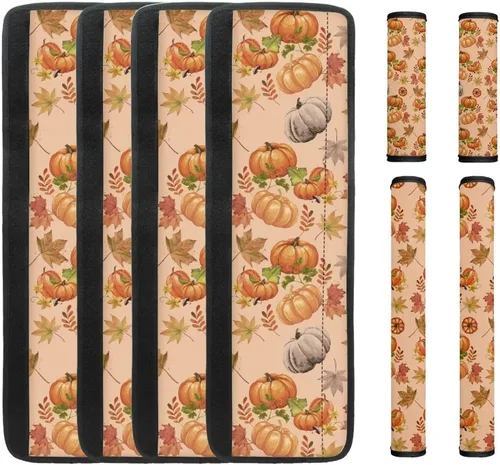 Miniatura 14 de DISNIMO Fundas para manija de puerta de refrigerador con calabaza otoñal, 8 piezas Kithchen para nevera, microondas, horno, lavavajillas, protector
