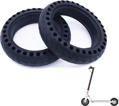 Z-FIRST 2 neumáticos sólidos de 8.5 pulgadas, ruedas de scooter eléctrico, neumáticos de repuesto de 8-1/2 pulgadas, neumáticos delanteros o