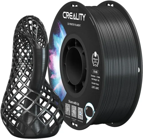 Miniatura 18 de Creality Filamento ABS de 1.75mm, color negro, 2 kg, paquete de filamento para impresora 3D, excelente resistencia, inodoro, no tóxico, estabilidad