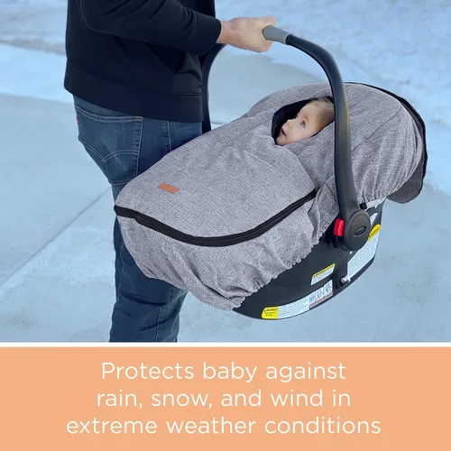 Miniatura 2 de liuliuby Fundas de asiento de coche de invierno para bebé Funda para asiento de coche infantil para bebé Accesorios Doona Toldo de forro polar