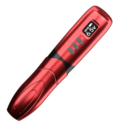 Miniatura 6 de BRONC Máquina de tatuaje inalámbrica mágica Fuente de estilo bolígrafo giratorio Motor sin núcleo 1300 mAh Batería Power (verde militar)