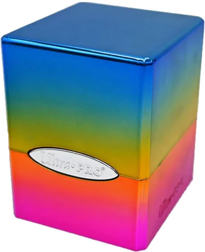Miniatura 2 de Ultra PRO Satin Tower - Caja de 100+ cubierta negra con purpurina - Mecanismo de bloqueo a presión - Guarda de forma segura tarjetas de Pokémon