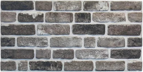 Miniatura 2 de Dundee Deco Paneles de Pared 3D de Ladrillo Falso - Revestimiento, Paneles de Pared con Aspecto de Piedra Gris Negro, Revestimiento de Espuma