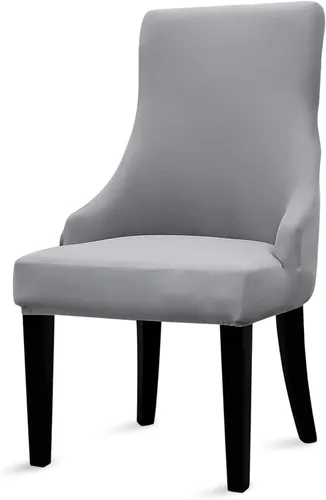 Miniatura 29 de Liykimt Funda elástica para silla lateral con respaldo de ala - Funda para silla de acento con brazo, lavable, silla de comedor tapizada con brazo